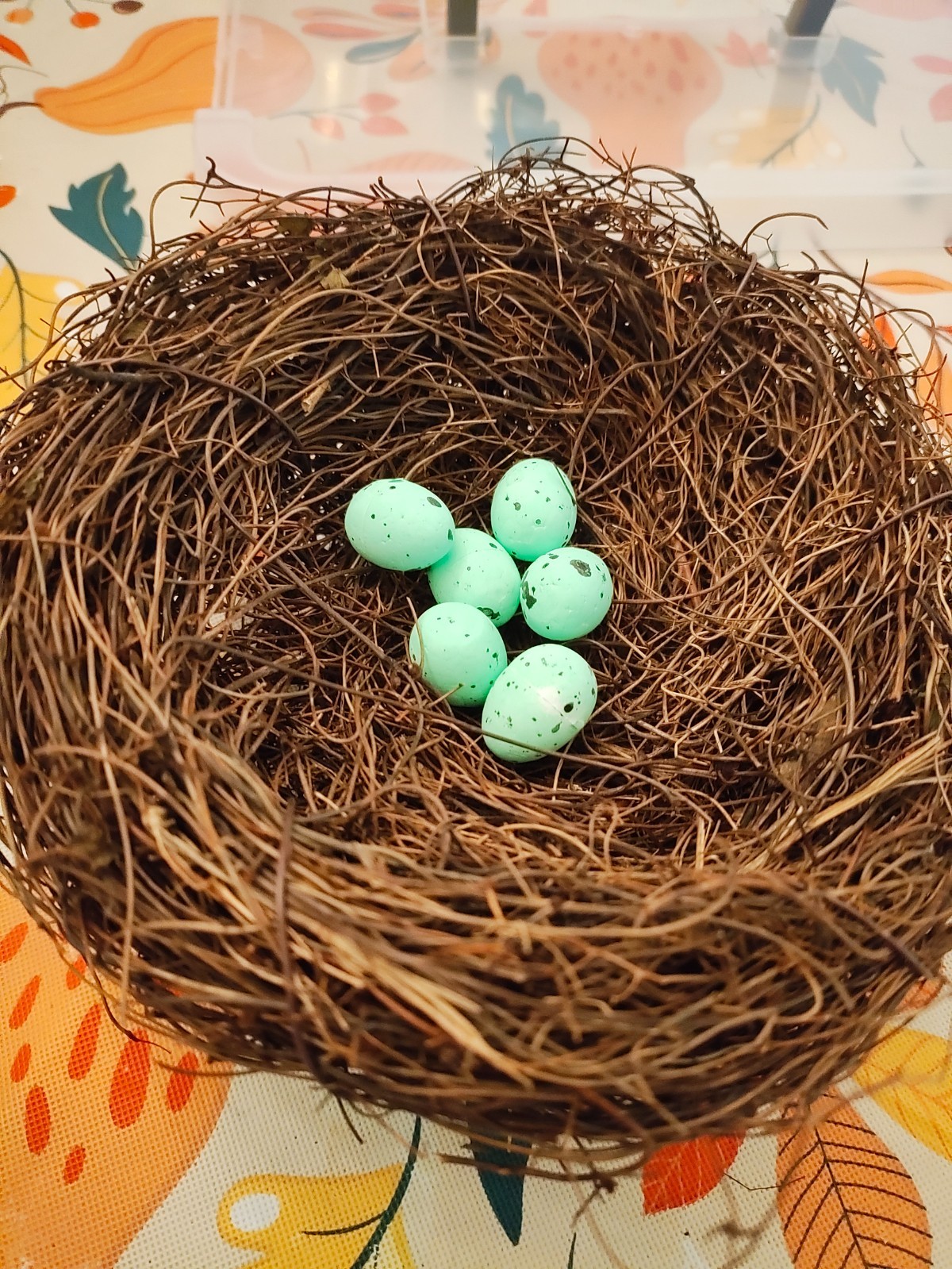 6″ Faux Artificial bird nest
