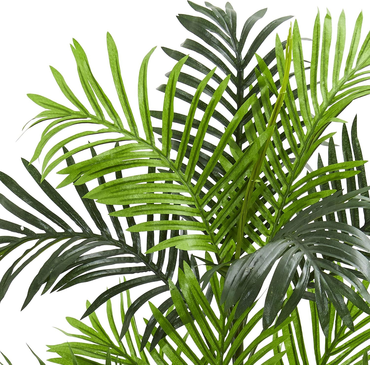 3 Ft Artificial Paradise Palm Tree with Nursery Pot | Lush Realistic Fronds, Mul