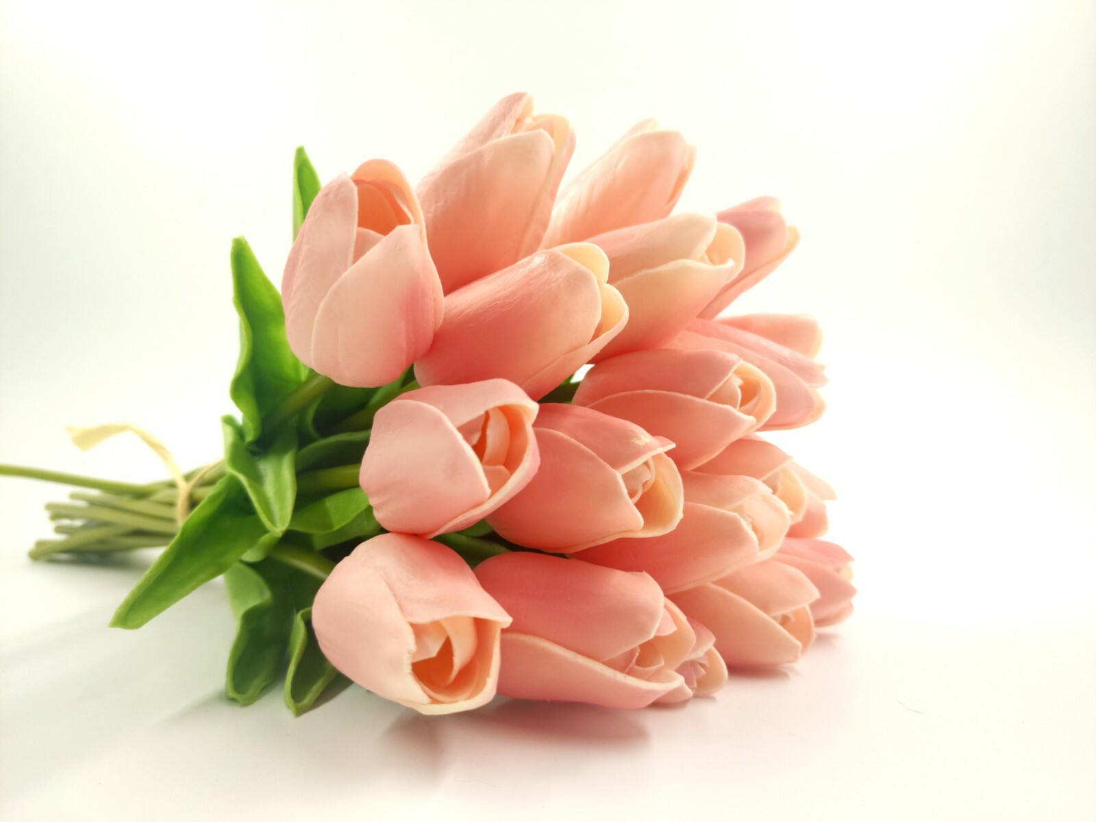 US 10 head Real Touch Artificial Tulip Fake Flower Wedding Home & Party Decor