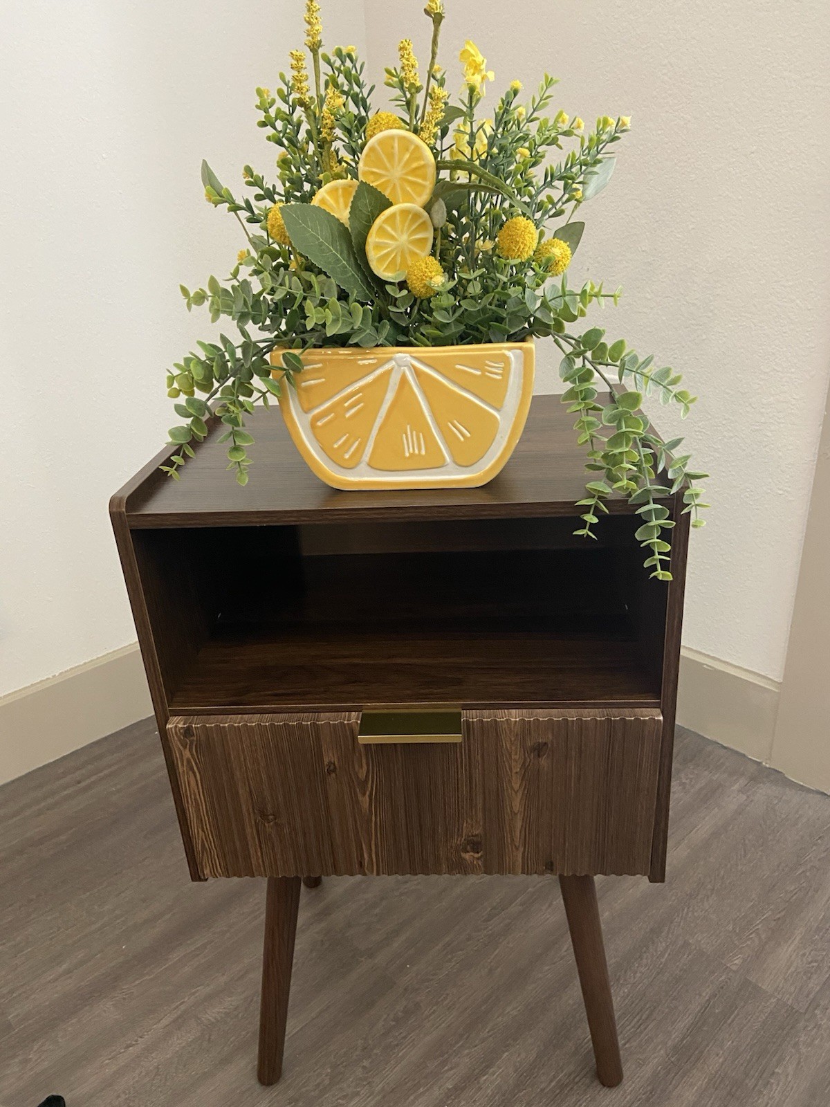 Lemon Fresh Faux Floral Arrangement – Handcrafted with Citrus Charm 🍋