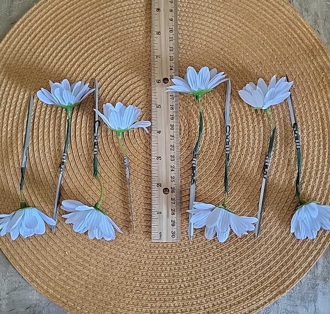 41 Piece Lot Artificial Flowers Daisy Carnation Paperwhite Greenery Floral