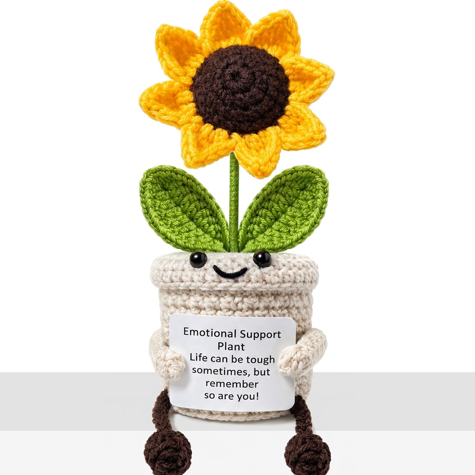 Emotional Plush Plant Crochet Sunflower Gifts for Her Mom Well Gifts for Men …