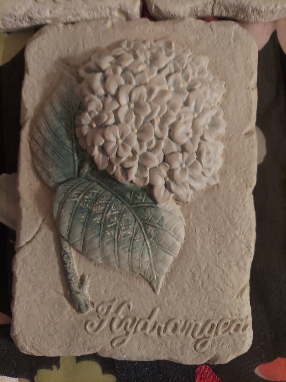Excellent Condition Flower Raised Wall Decor 3 Pieces