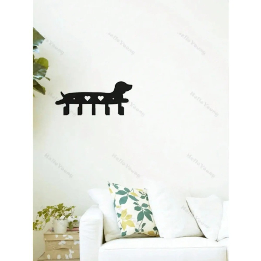 Black Metal Wall Hooks – Heavy Duty Coat Hat Keychain Entryway Rack Decor