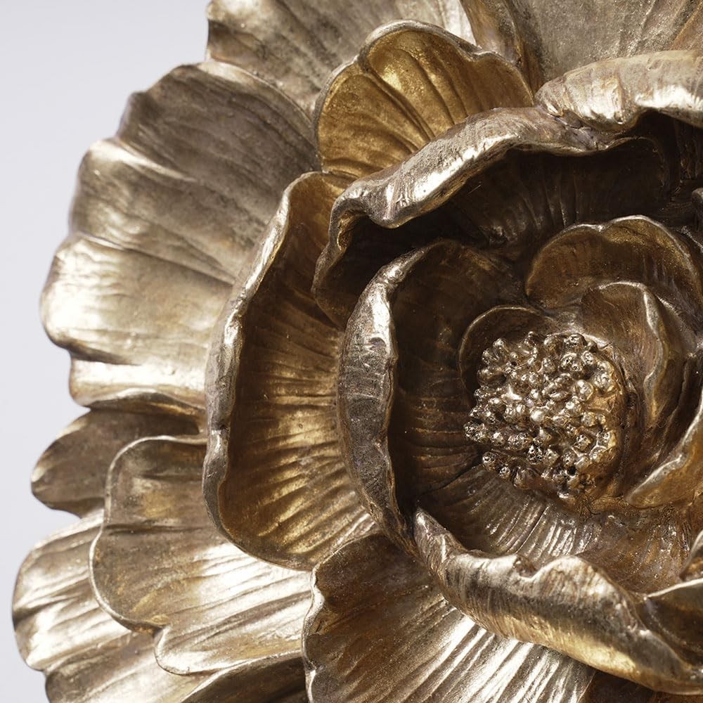 Floral Wall Art Sculpture Decor for Bedroom Living Room Modern
