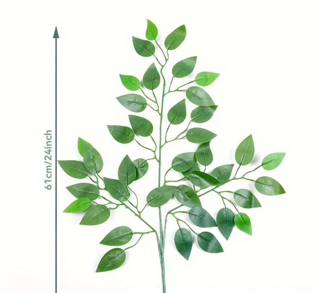 Artificial Fiscus Branches/leaves. 14 Pcs.