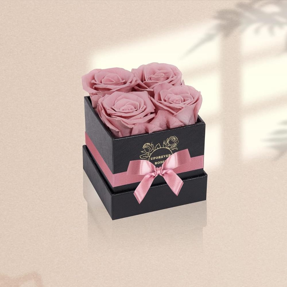 UFOREVER ROSES Preserved Roses in a Box Mothers Day Valentines Day Gifts for Her