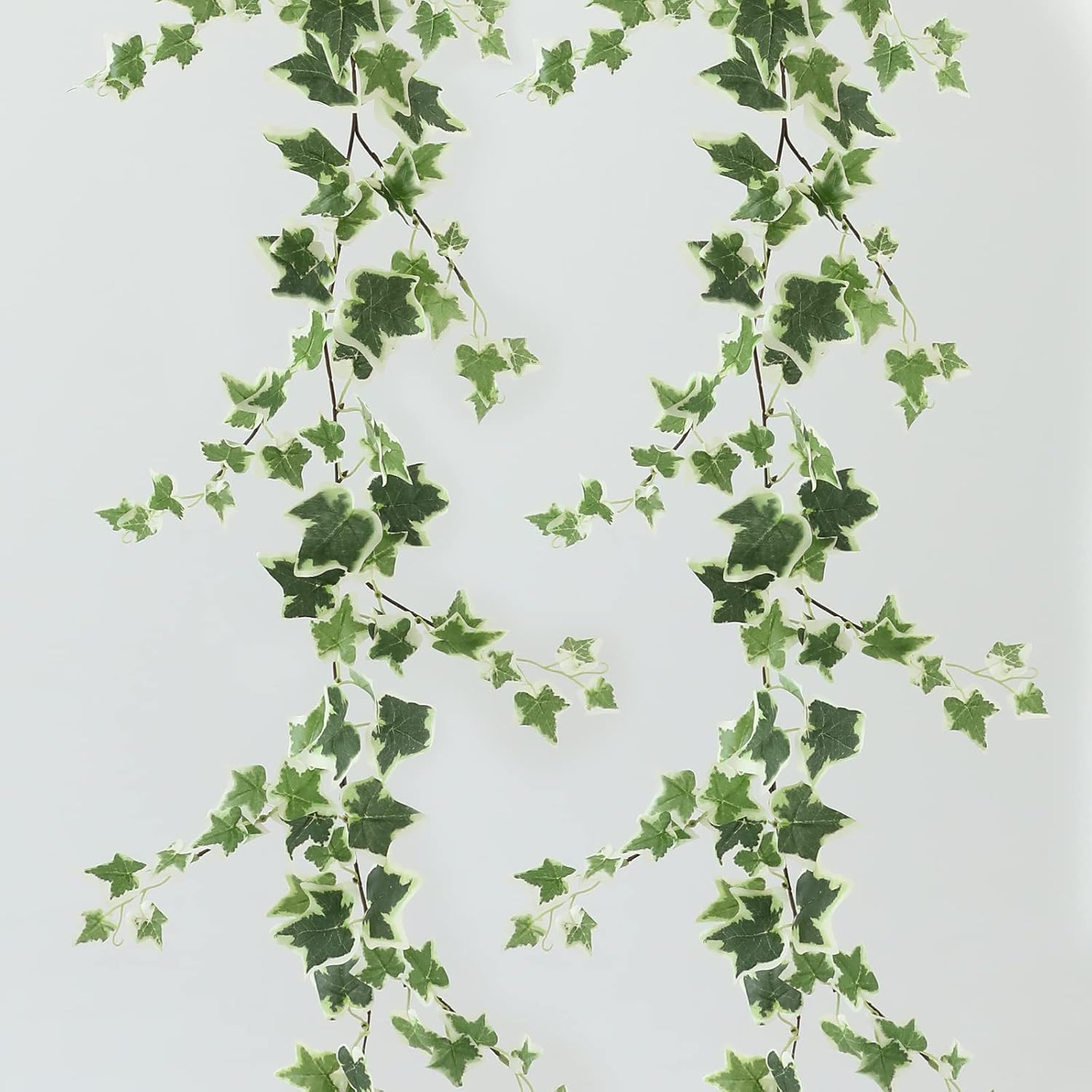3 Strands Odorless Artificial Ivy Vines Kit, 71″ Silk Ivy Garland with Green Lea
