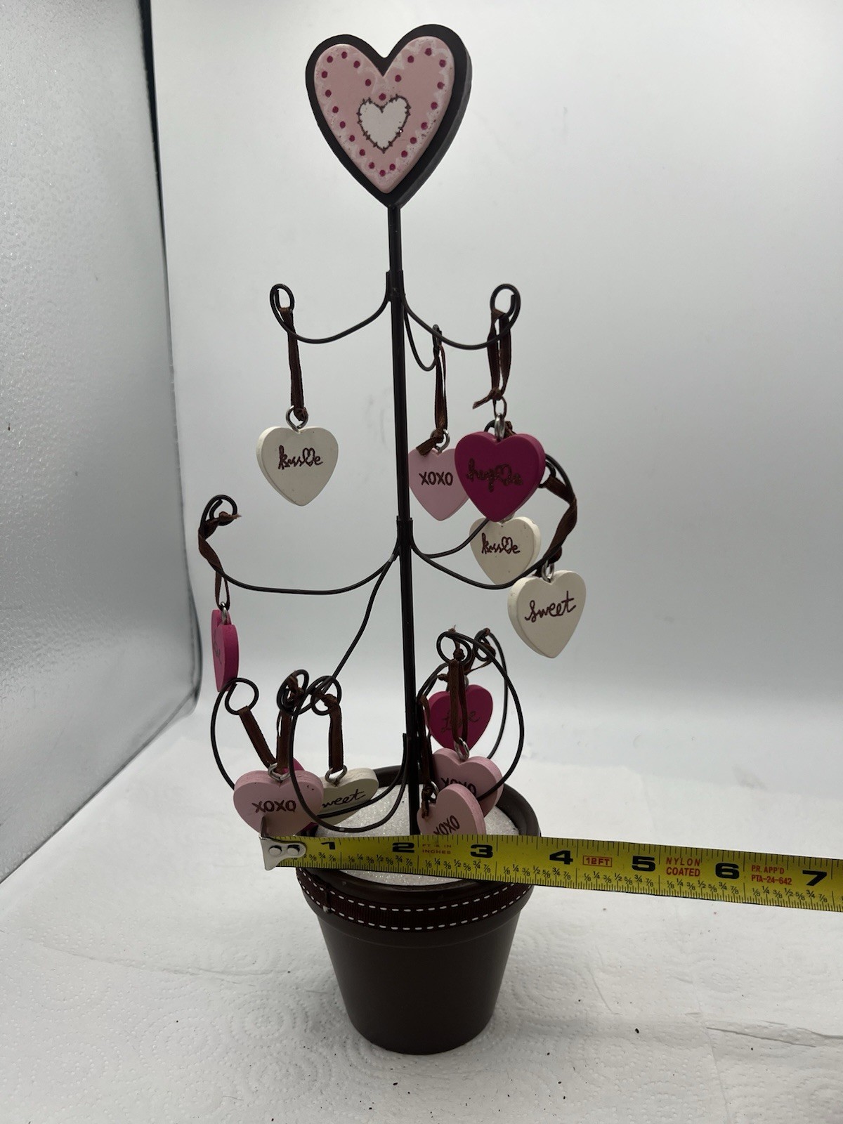 Valentine Tree, Valentines Day Centerpiece for Table, Valentine Decoration 13”