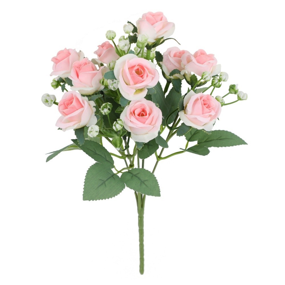 Silk Flower Bouquet Made of Silk and Plastic for Long For Lasting Home Decor