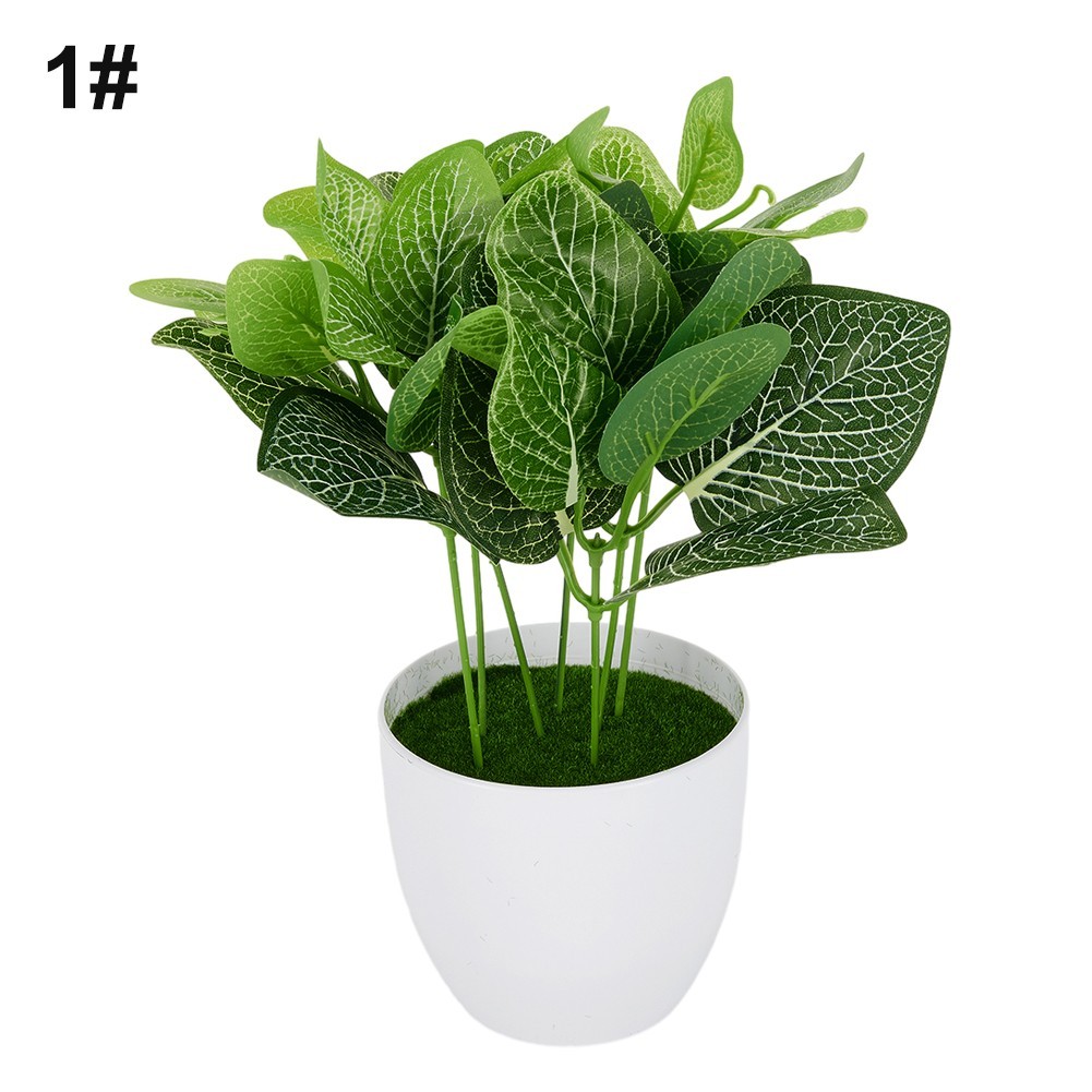 Artificial Fake Flowers Plants Bonsai In Pot Outdoor Home Party Garden Decor UK