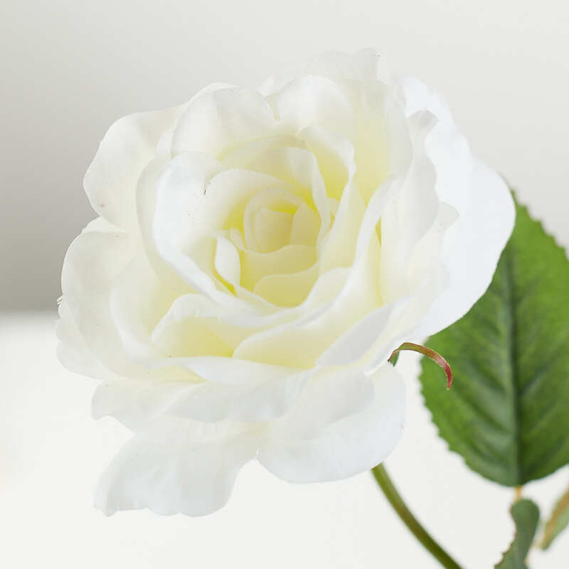 Factory Direct Craft Cream Artificial Open Rose Spray Bundle