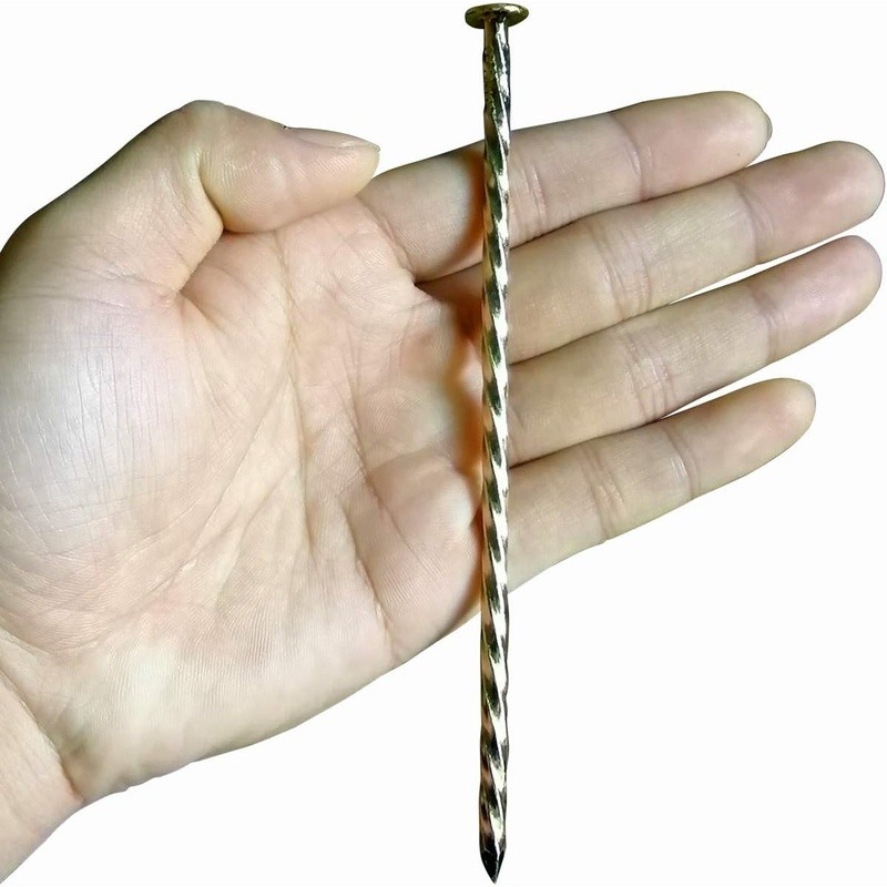 Galvanized Metal Spiral Turf Stakes Heavy Duty Landscape Spikes 35 Pack New