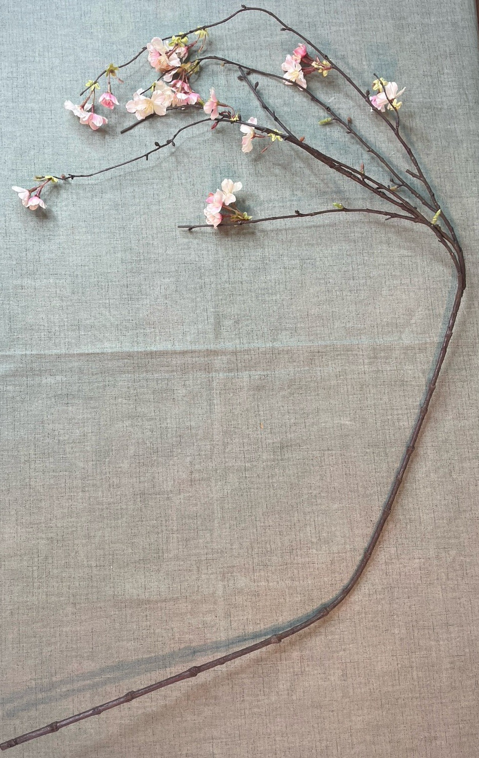 Faux Weeping Cherry Blossom Branch Weeping Pink Artificial Flower – 7 Branches