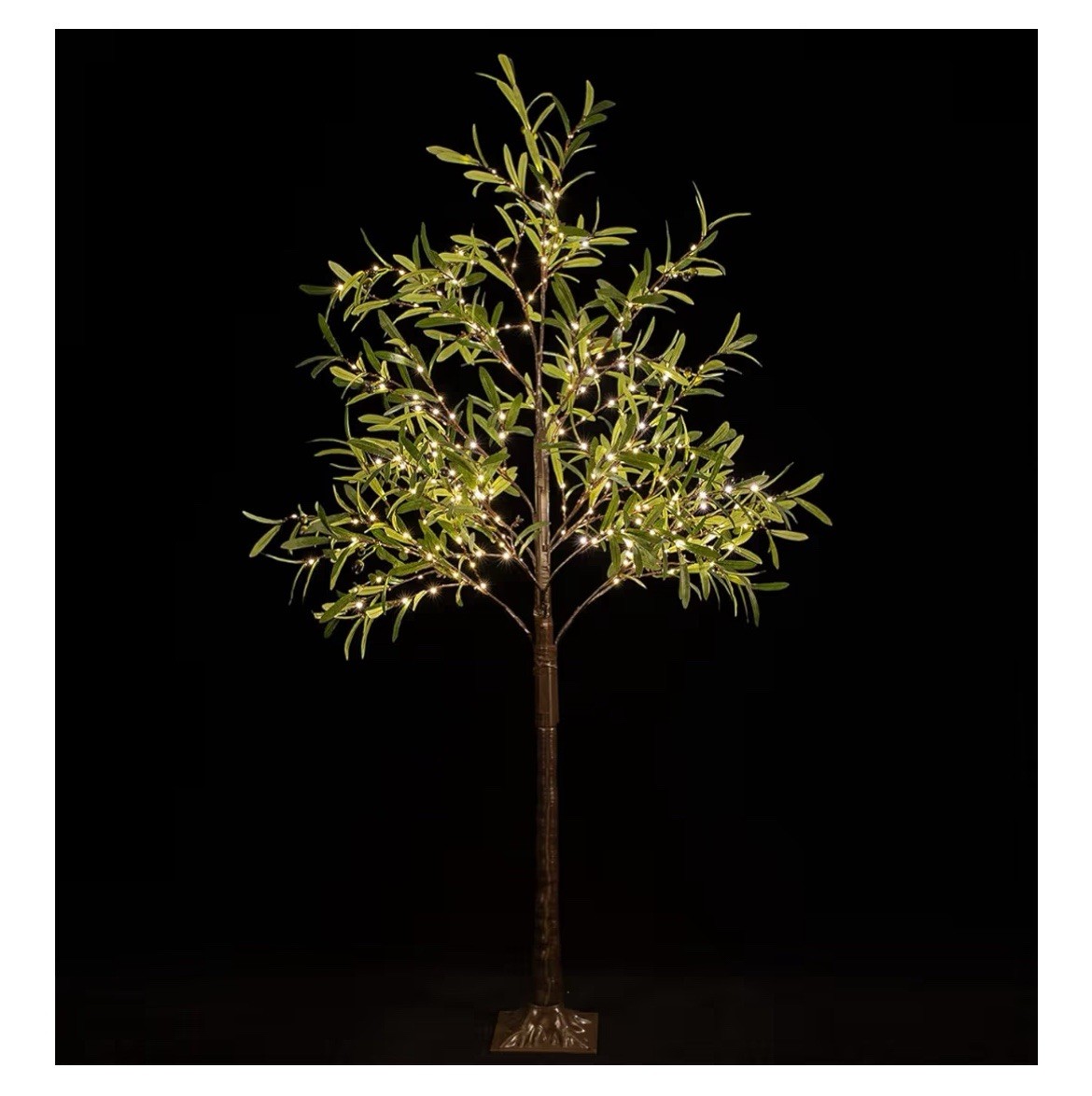 6FT Lighted Olive Tree with 300 Fairy Lights, Timer & Dimmer for Home Decor