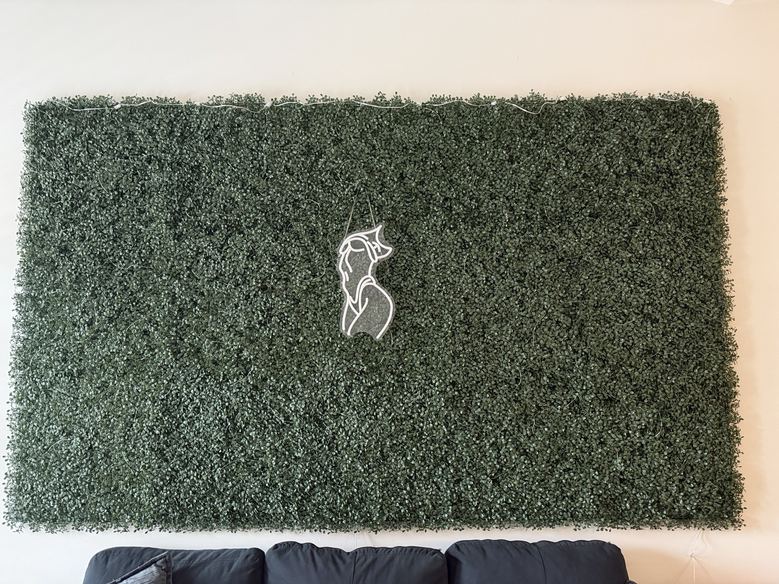 20 In. X 20 In. Dark Green Artificial Boxwood Hedge Panel, Greenery Backdrop Pan