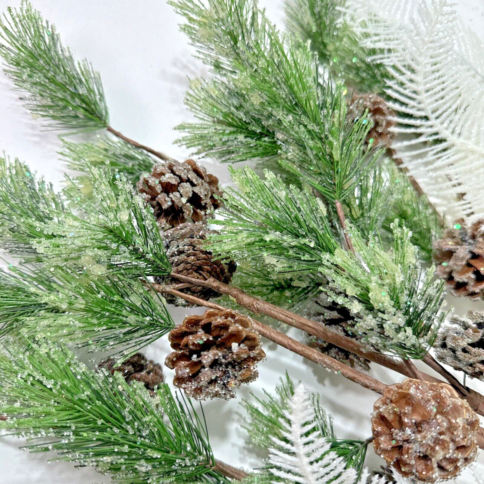 17X ESTATE Vintage ICY Stems Faux Branches Assorted Vase CHRISTMAS DECOR