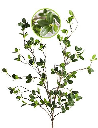 Artificial Plant 43.3 Inch Green Branches Leaf Shop Garden Office Home 6