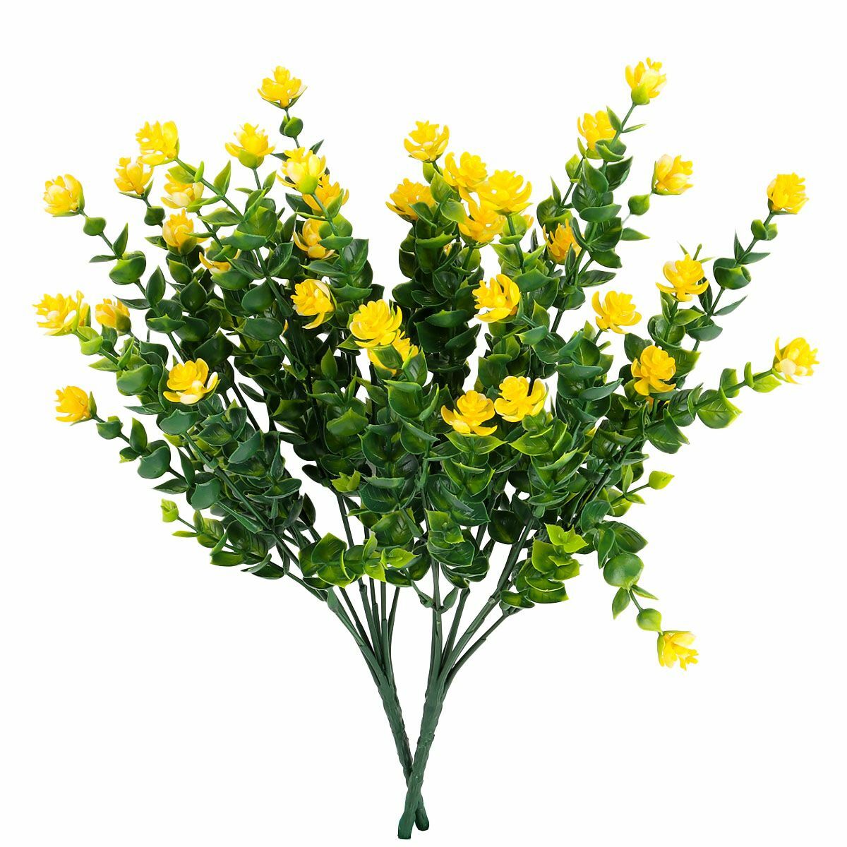 Artificial Potted Flower Fake False Plants Outdoor Garden Home In Pot Decor