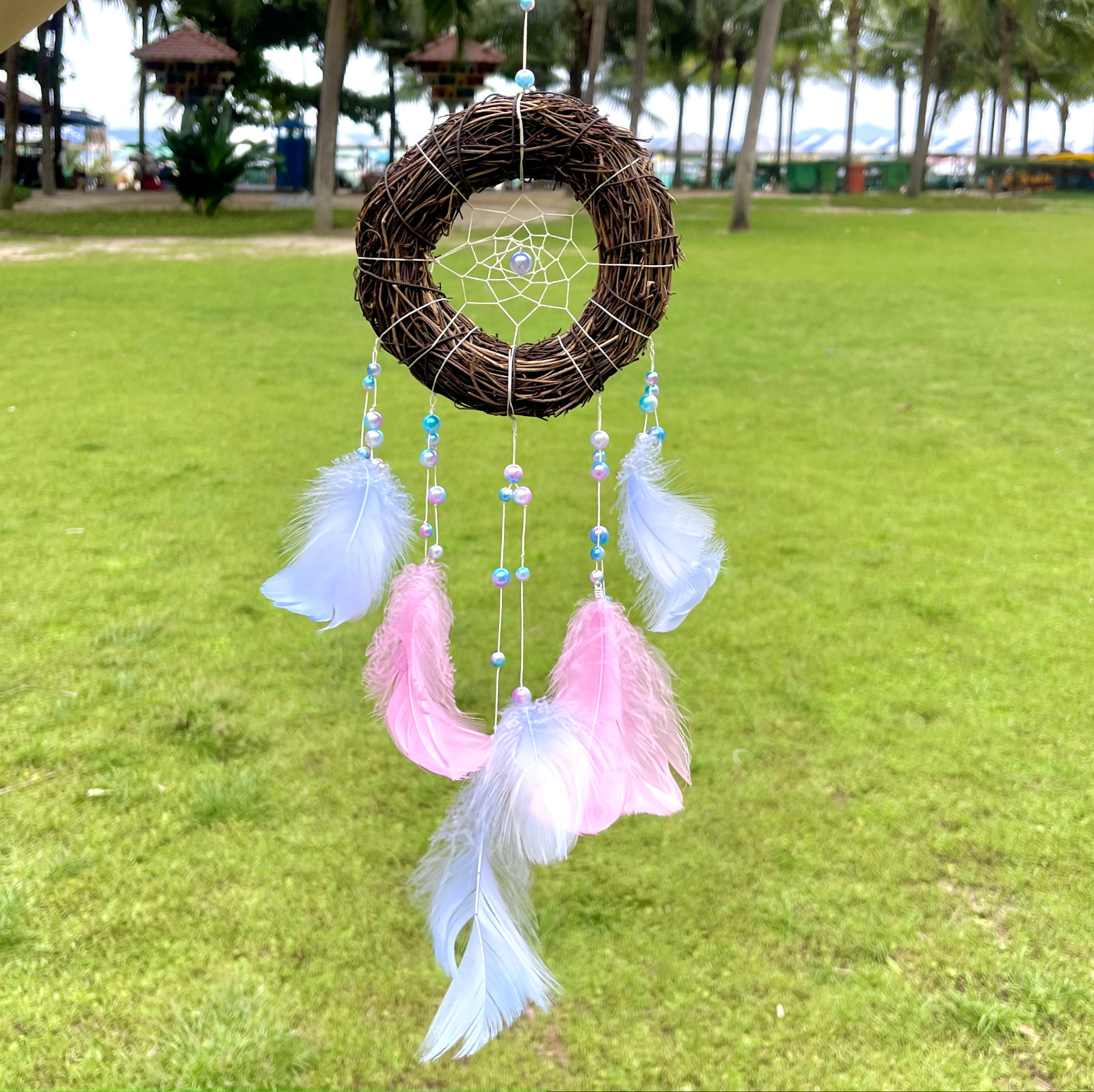 Large bird’s nest dream catcher, Unique dream catcher, Mystical Bird Nest Dream