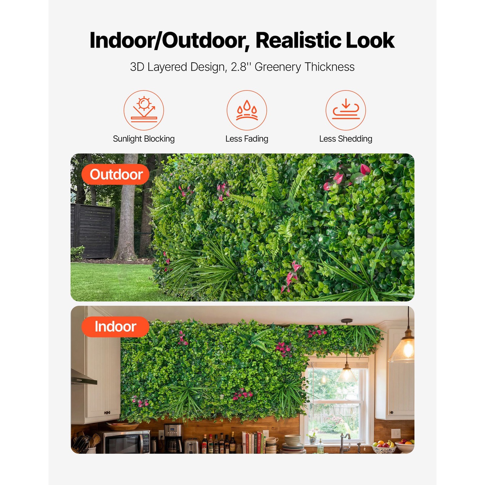 12PCS 20x20in Artificial Boxwood Panels, Greenery Wall for Wedding & Garden
