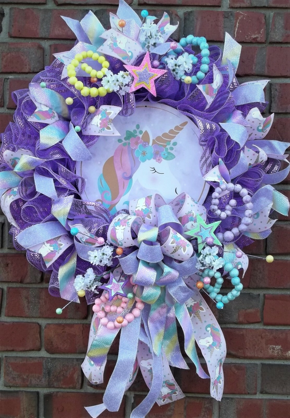 Handcrafted Unicorn Wreath it’s Magical