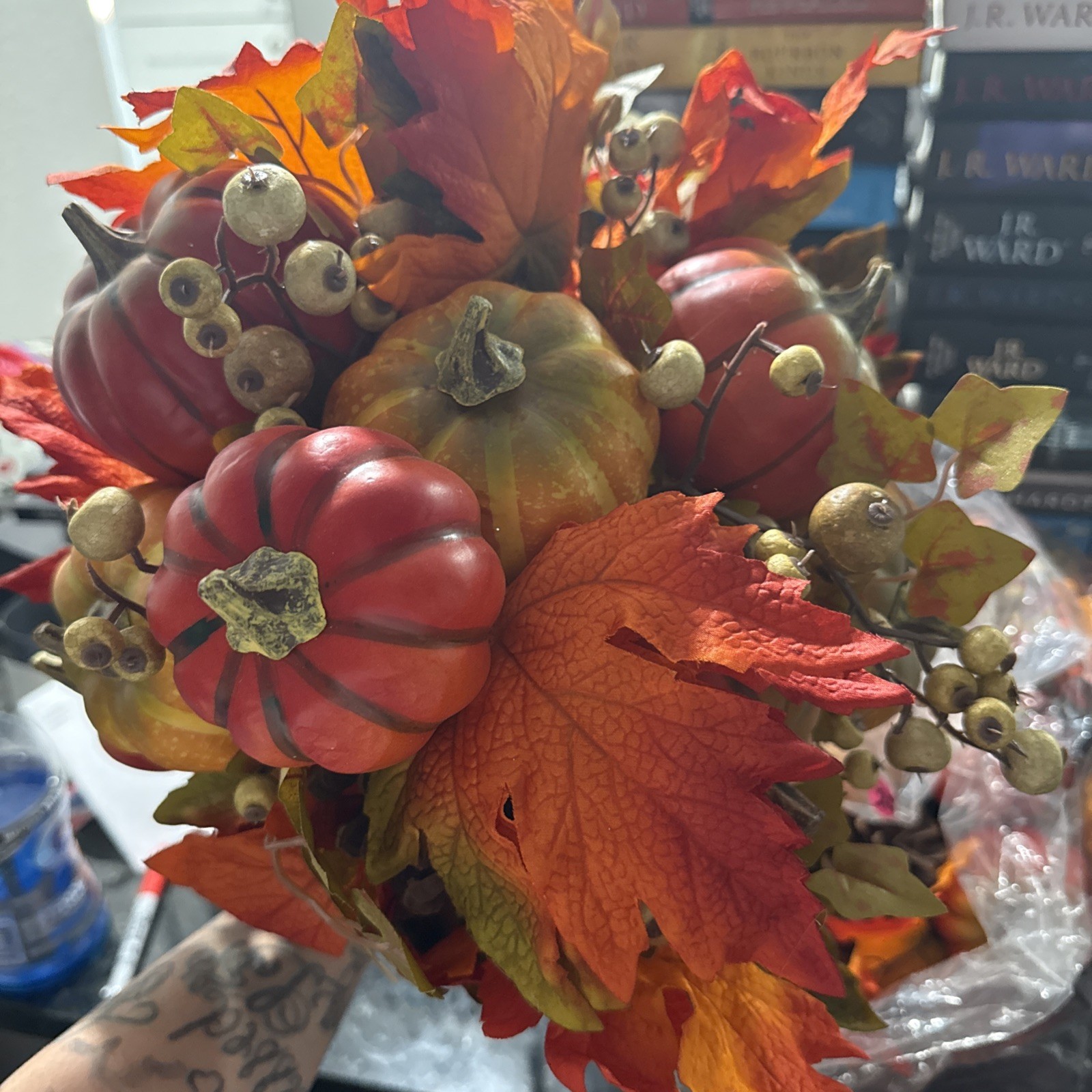 Two Fall Bouquets , New In Bag, Large