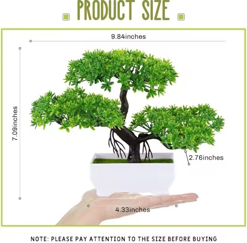 Artificial Green Bonsai Tree