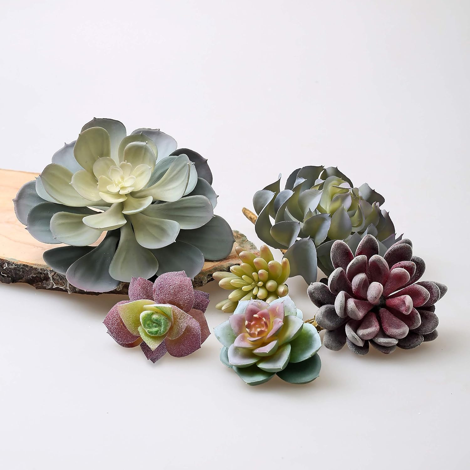 15 Pack Premium Artificial Succulents – Realistic Faux Plants for DIY Decor
