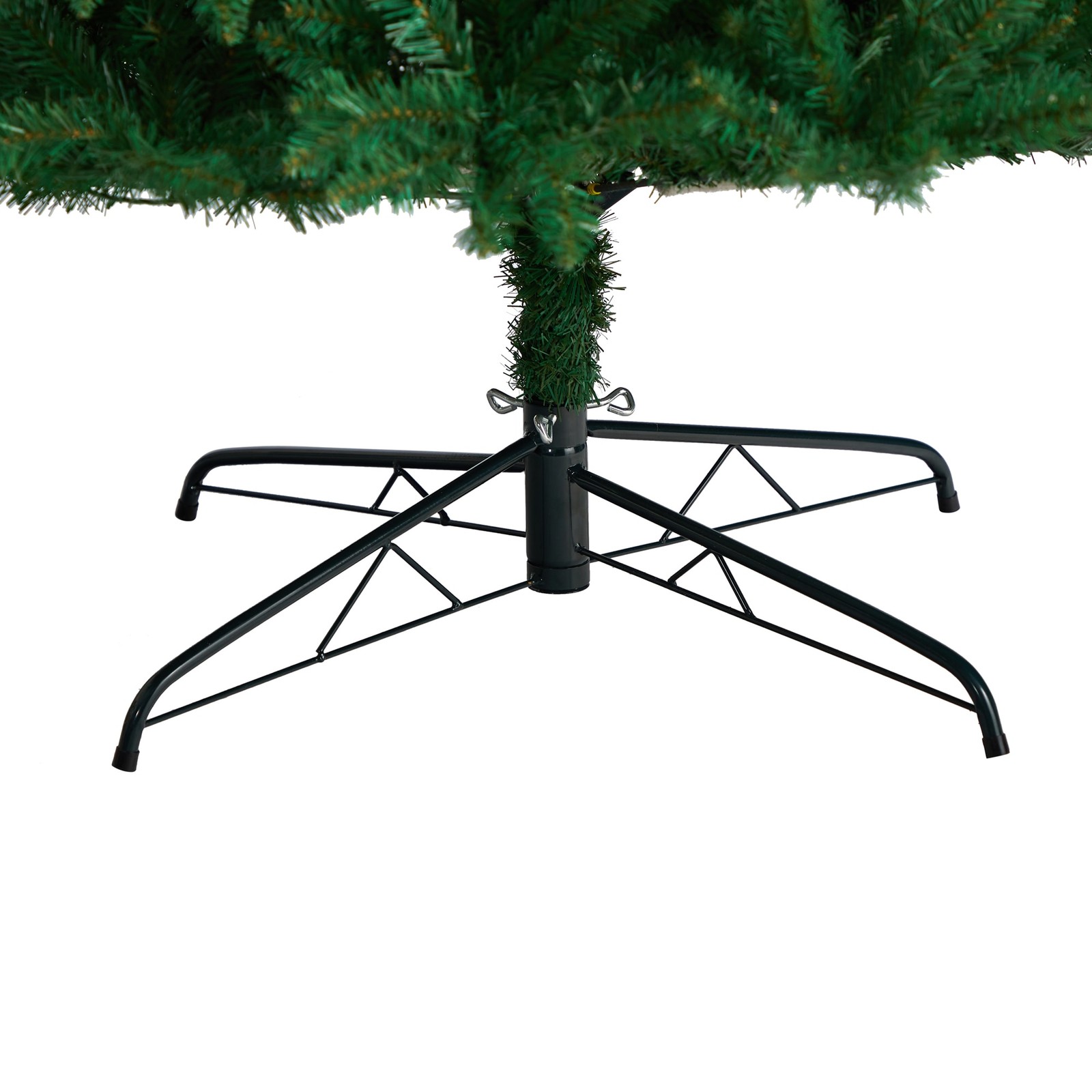 9ft Green Valley Fir Christmas Faux Tree with 800 Clear LED Lights Prelit