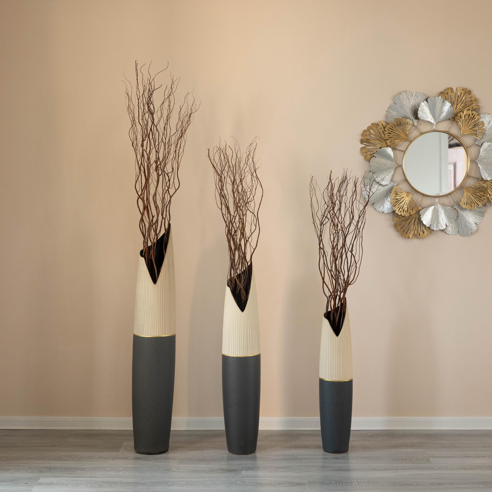 Uniquewise 12 pcs Natural Decorative Dry Branches Authentic Willow Sticks, Ho…