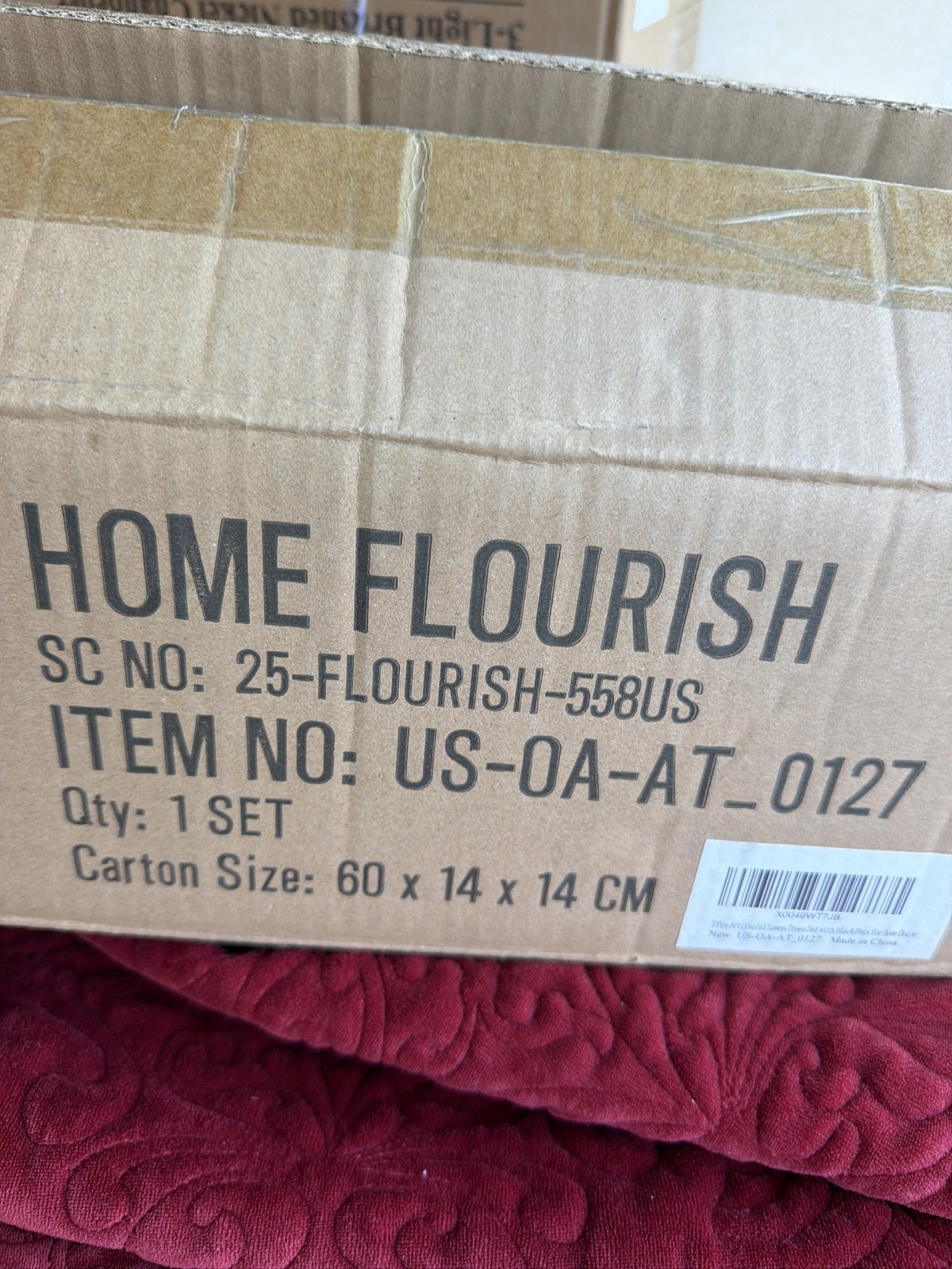Home Flourish Artificial Lemon Tree Set Faux Citrus Plant Home Decor
