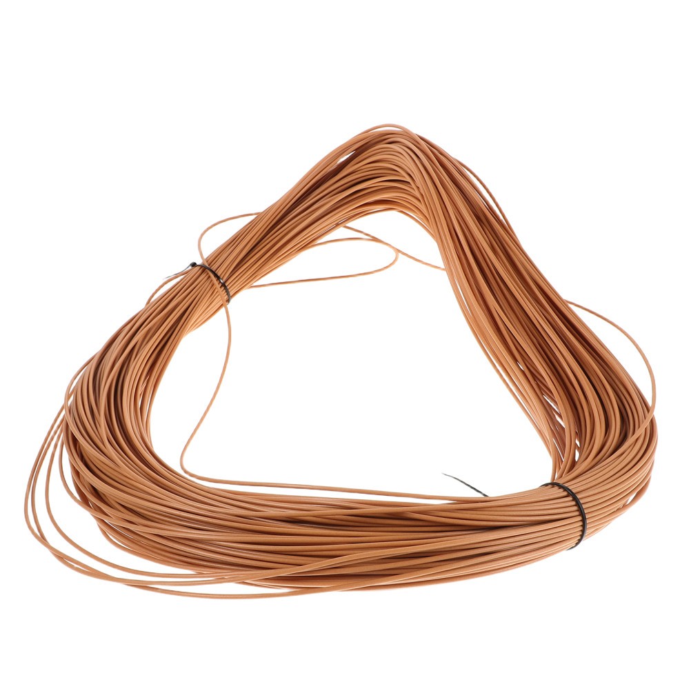 1 Set Flexible Brown Plastic Wicker Weaving Material for Basket Making Crafts