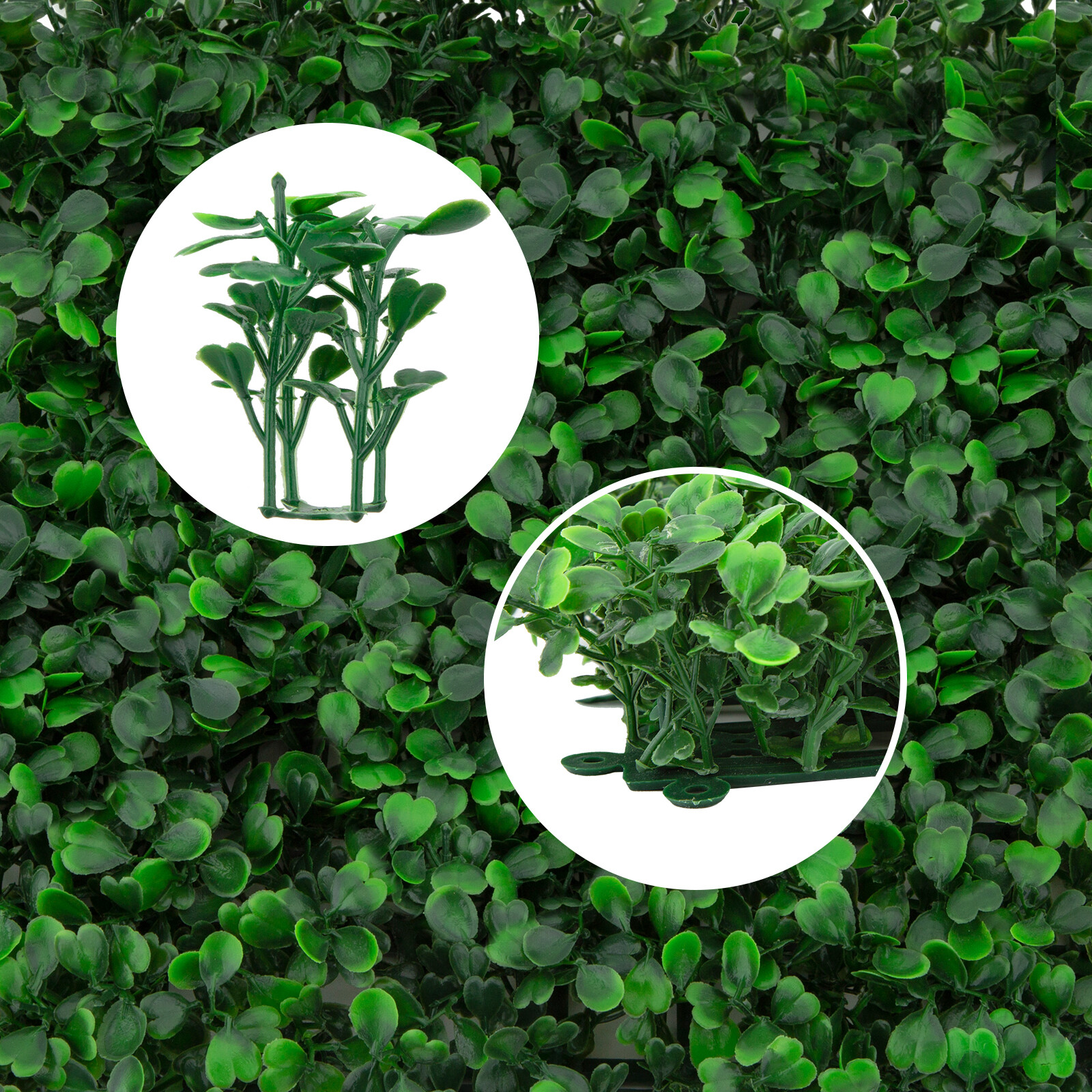 Artificial Plant Grass Mat Greenery Boxwood Wall Hedge Plant Fence Foliage Panel