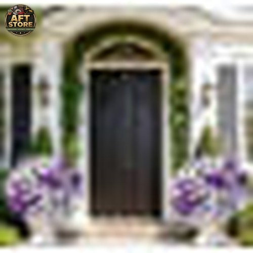 Primrue 12PCS UV Resistant Artificial Outdoor Flowers – Realistic Silk Plants