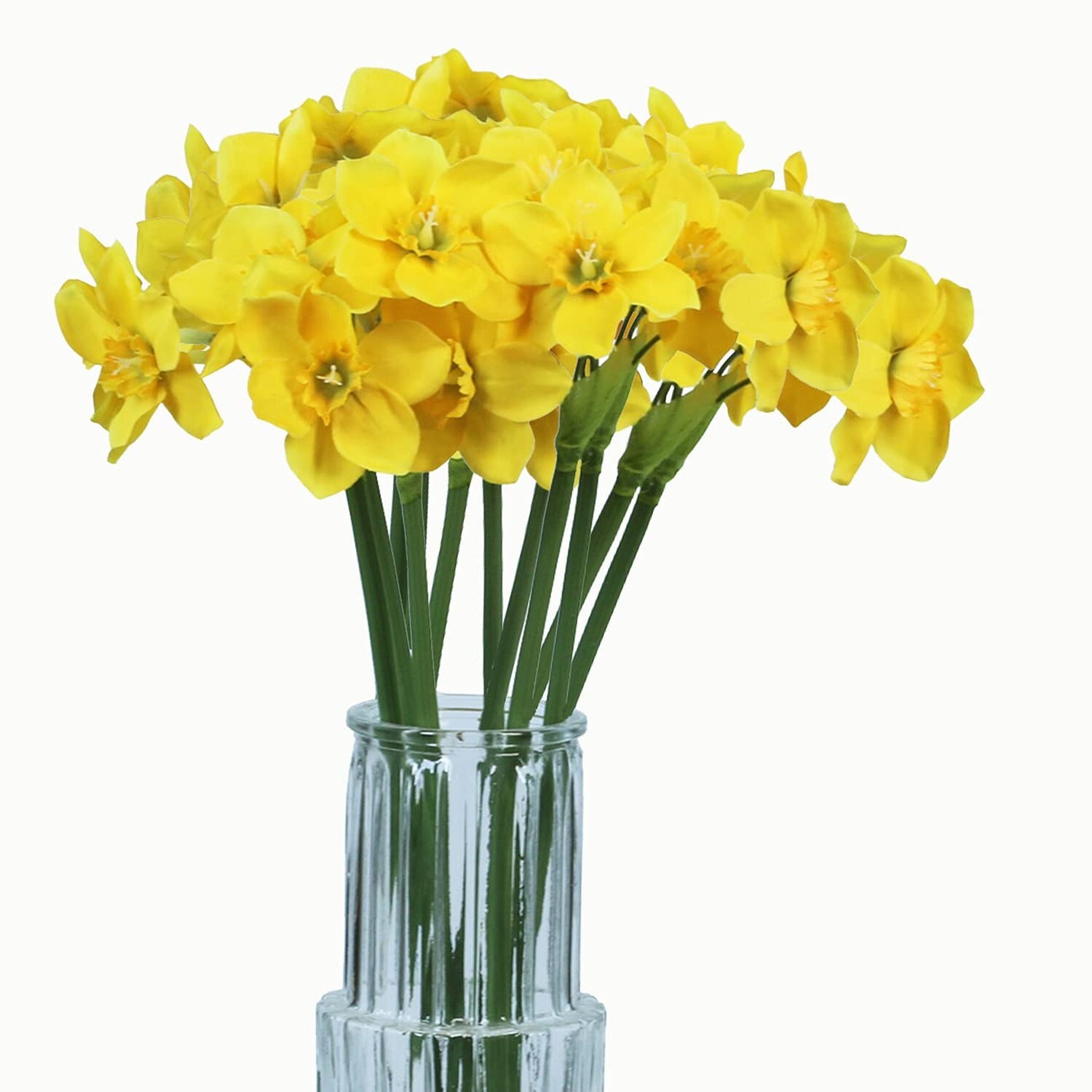 Tinsow Artificial Daffodil Flowers 15.8 Inches Narcissus Spring Flower Fake S…
