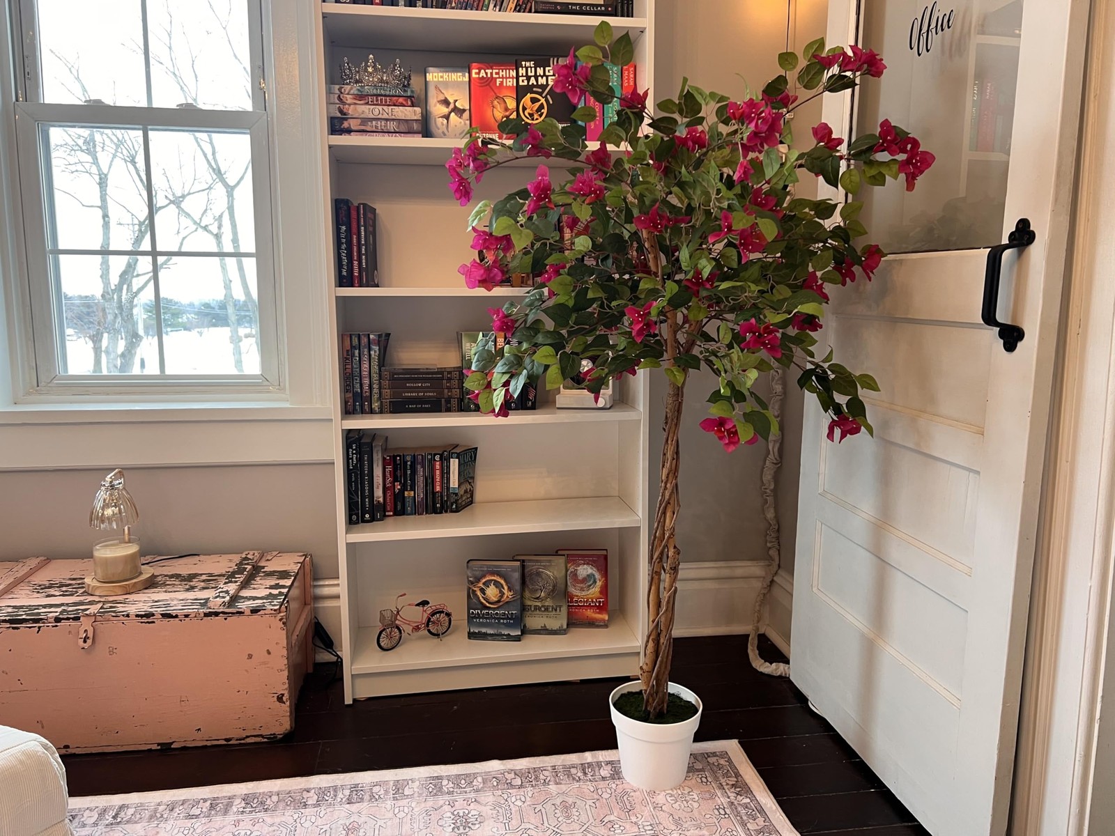 GarveeHome 5 ft Artificial Bougainvillea Tree, Tall Potted Artificial Plants …