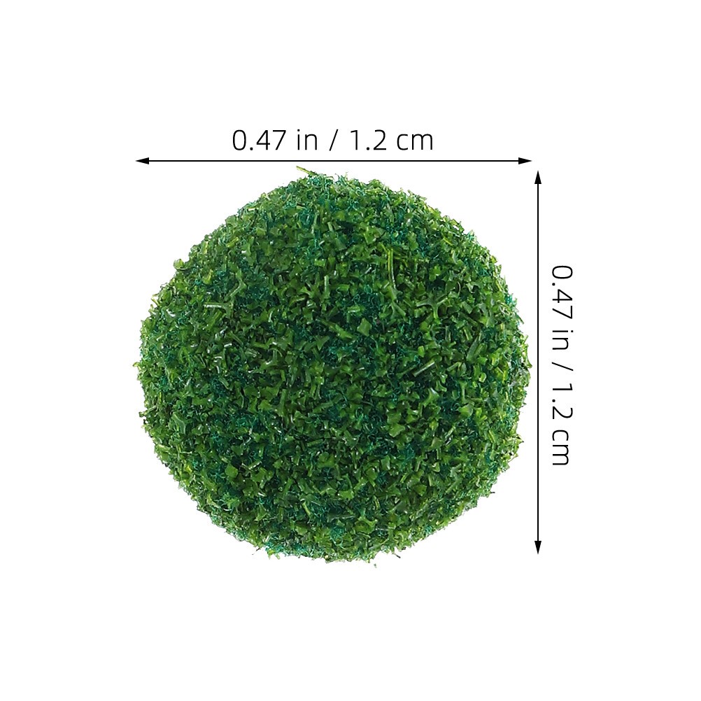5 Pcs Artificial Green Topiary Faux Decorative Plant for Garden