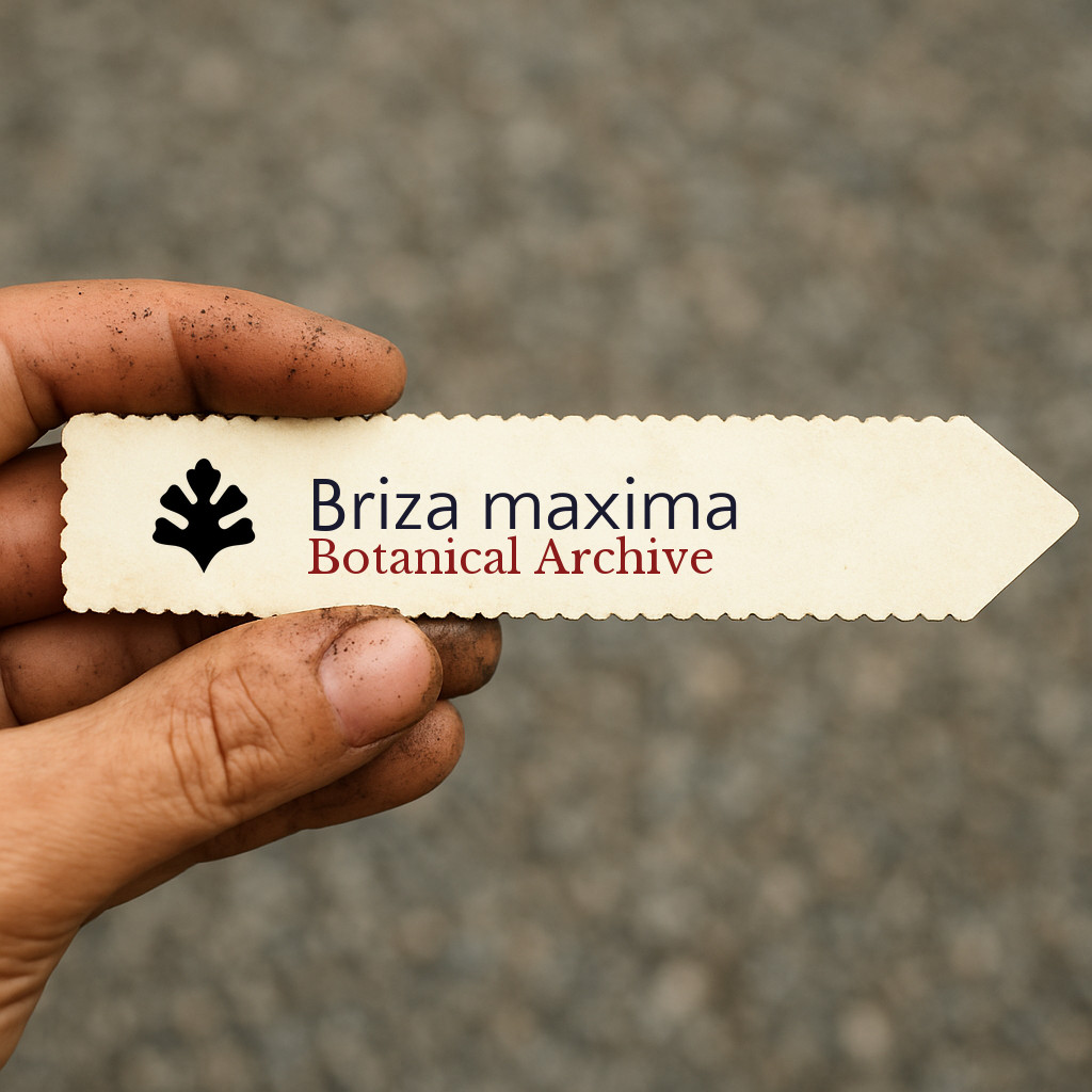 Briza maxima SEEDS – Greater quaking grass | Large quaking grass