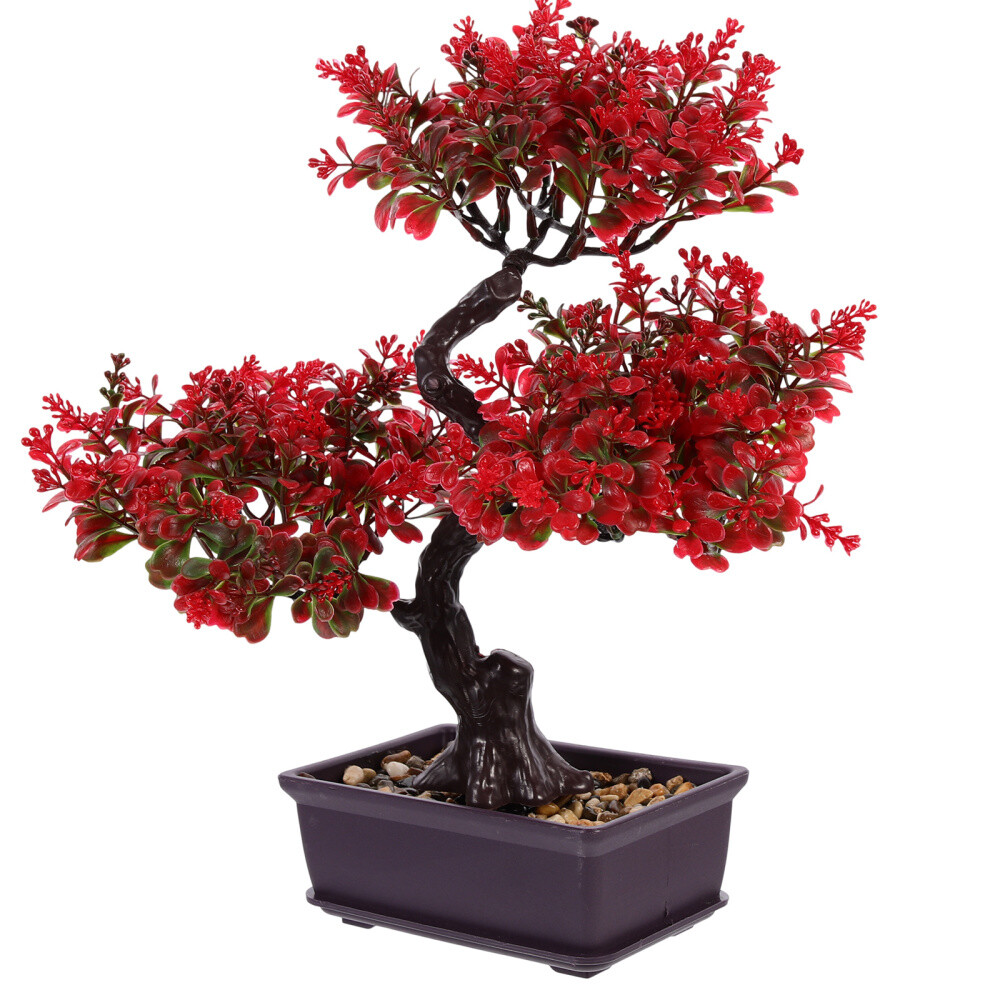 Japanese Zen Decor Artificial Bouquet Fake Bonsai Flower Office Decor