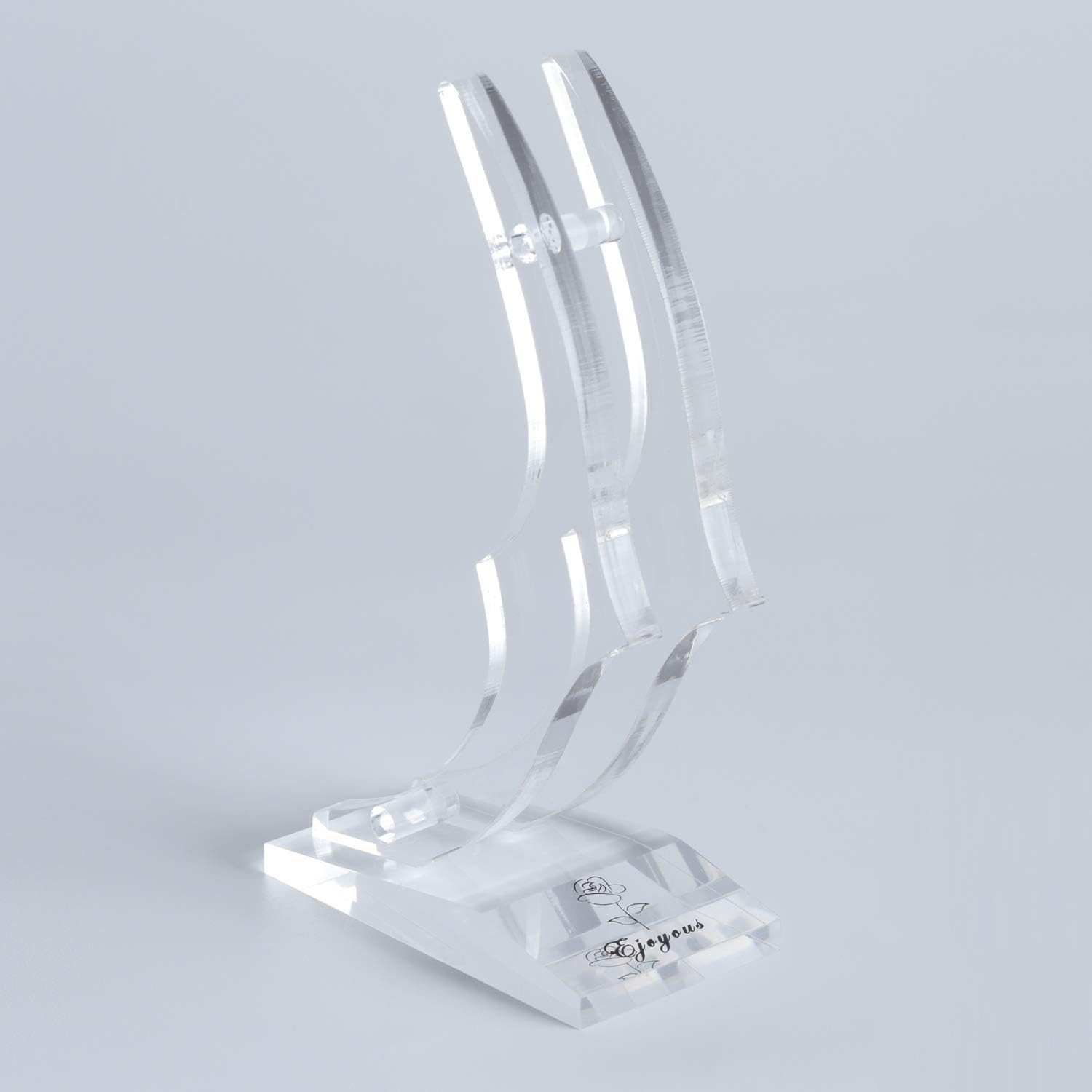 Gold Rose Display Stand, Acrylic Rose Holder for 24K Gold Dipped Rose, Plastic S