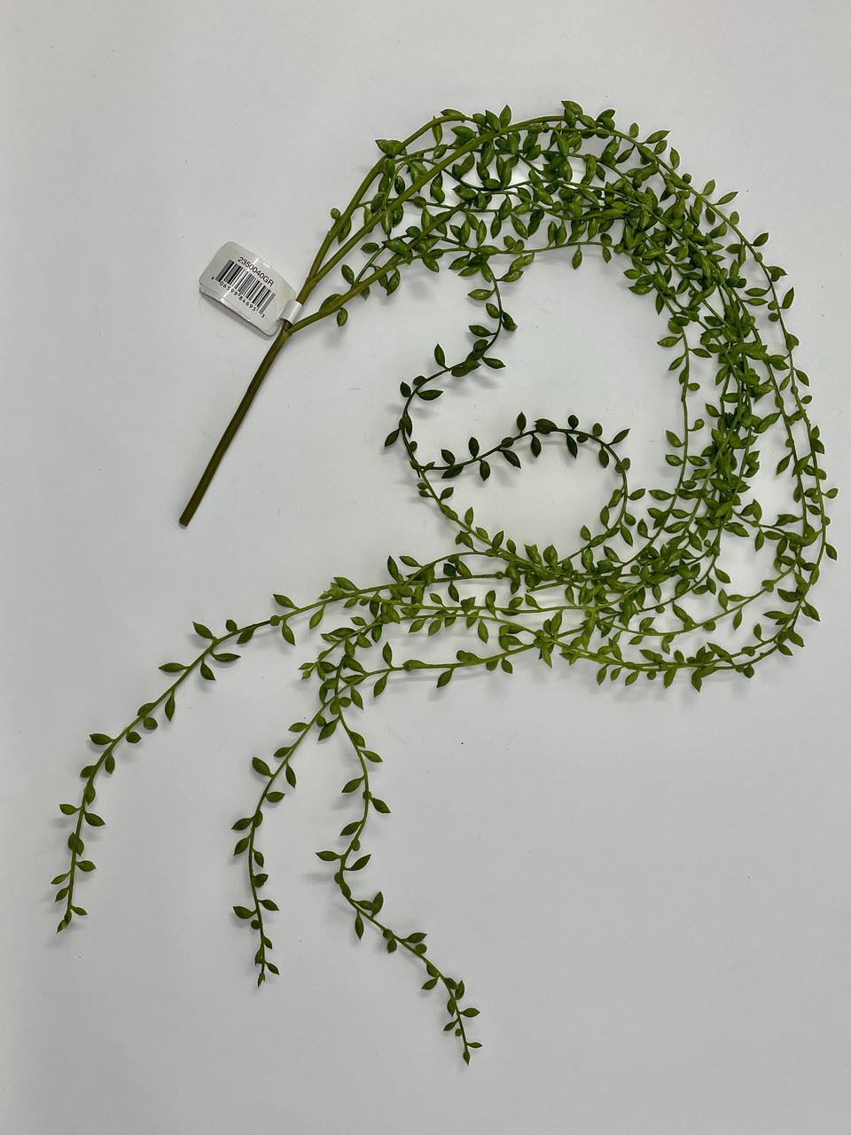(1) Artificial 33 inch Thin Hanging BUTTON SEED Leaf Bush, Plastic, HOME DECOR