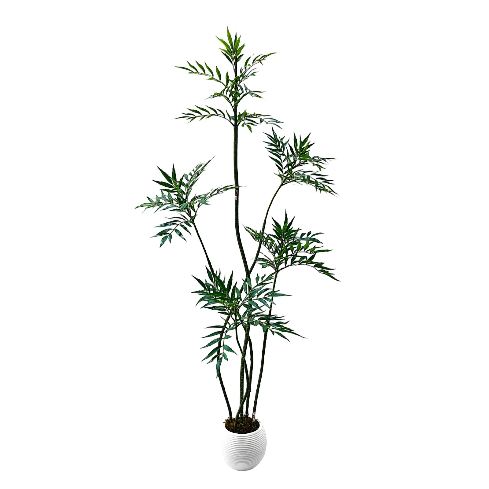 5/6/7FT Artificial Mahonia Plant Tree Realistic Fake Tree for Home Door Decor