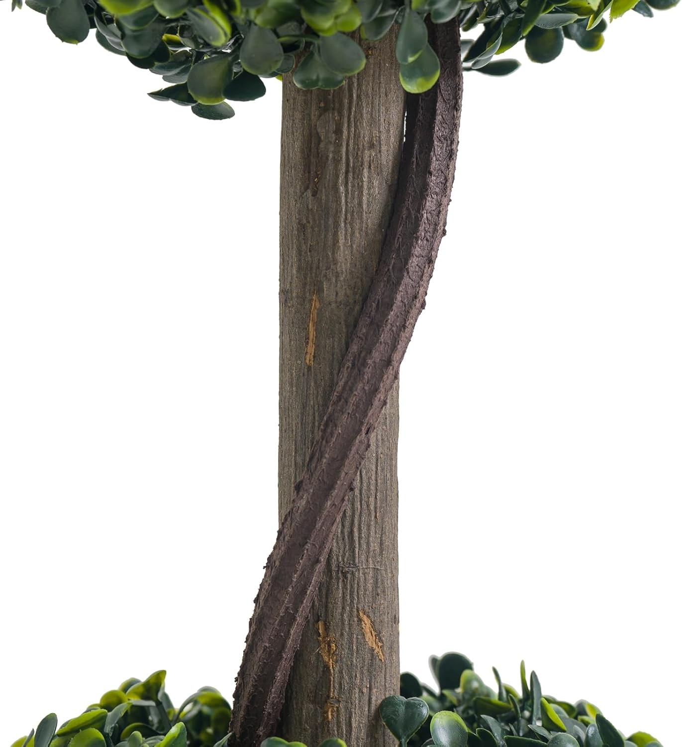 35/45 in Artificial Milan Ball Tree Indoor Outdoor Faux Topiary No Watering