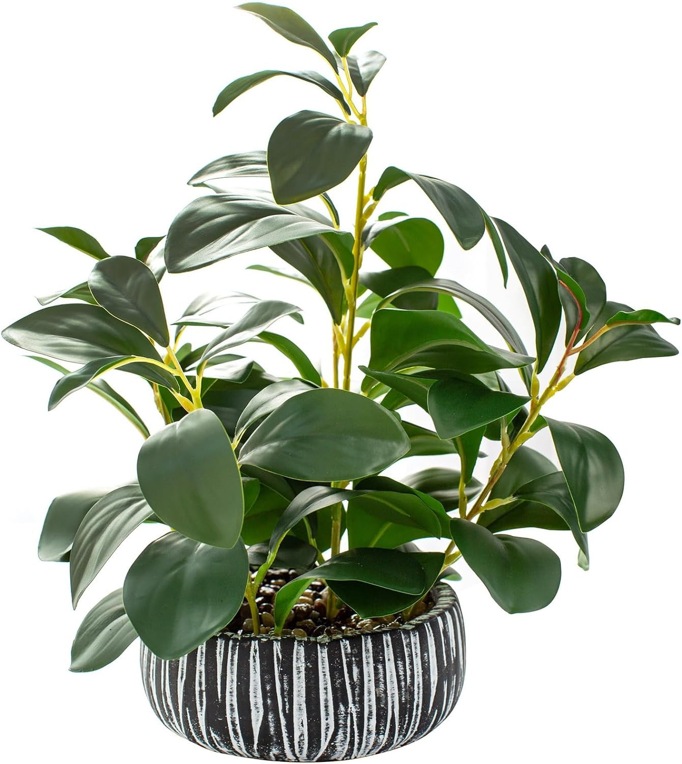 Alphaacc Artificial Plants Decor Greenery Fake Succulents Indoor Potted Fake Pla