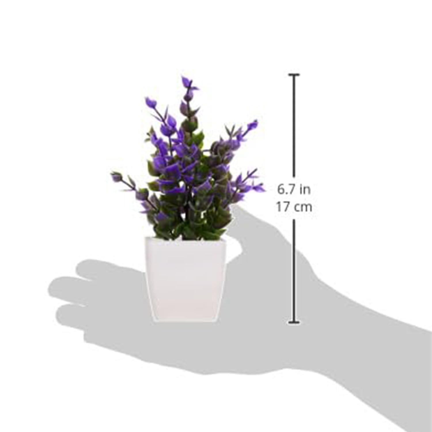 Artificial Plants with Pot 5 cm X 13 cm (Pack of 8)