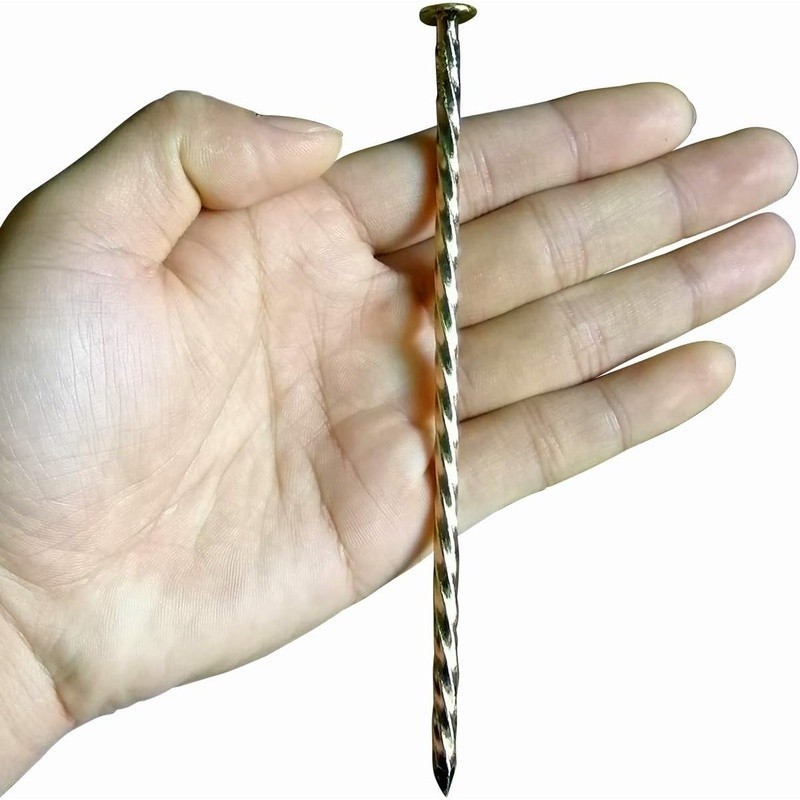 Galvanized Metal Spiral Turf Stakes Heavy Duty Landscape Spikes 35 Pack New