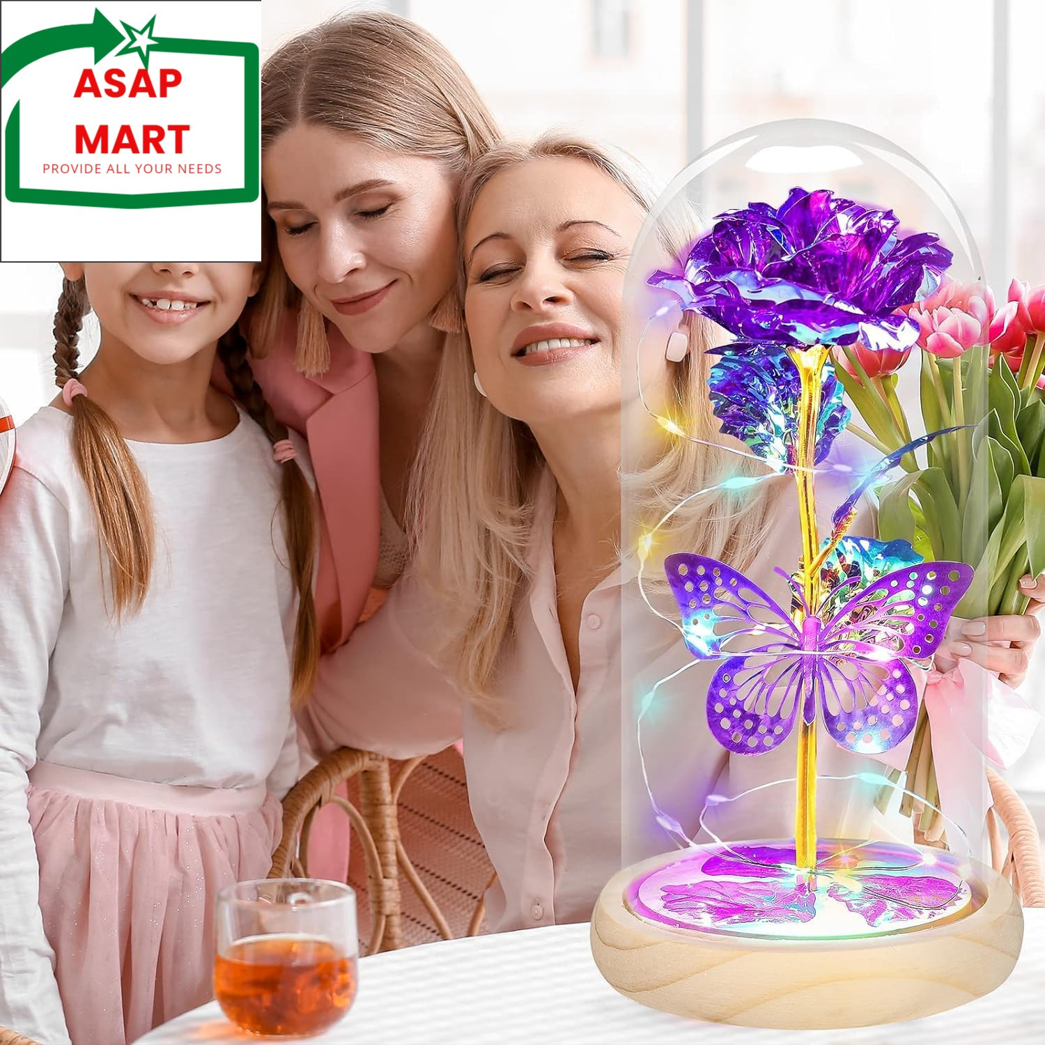 Valentines Day Gifts for Her,Valentines Day Flowers Gifts for Mom Women Girl