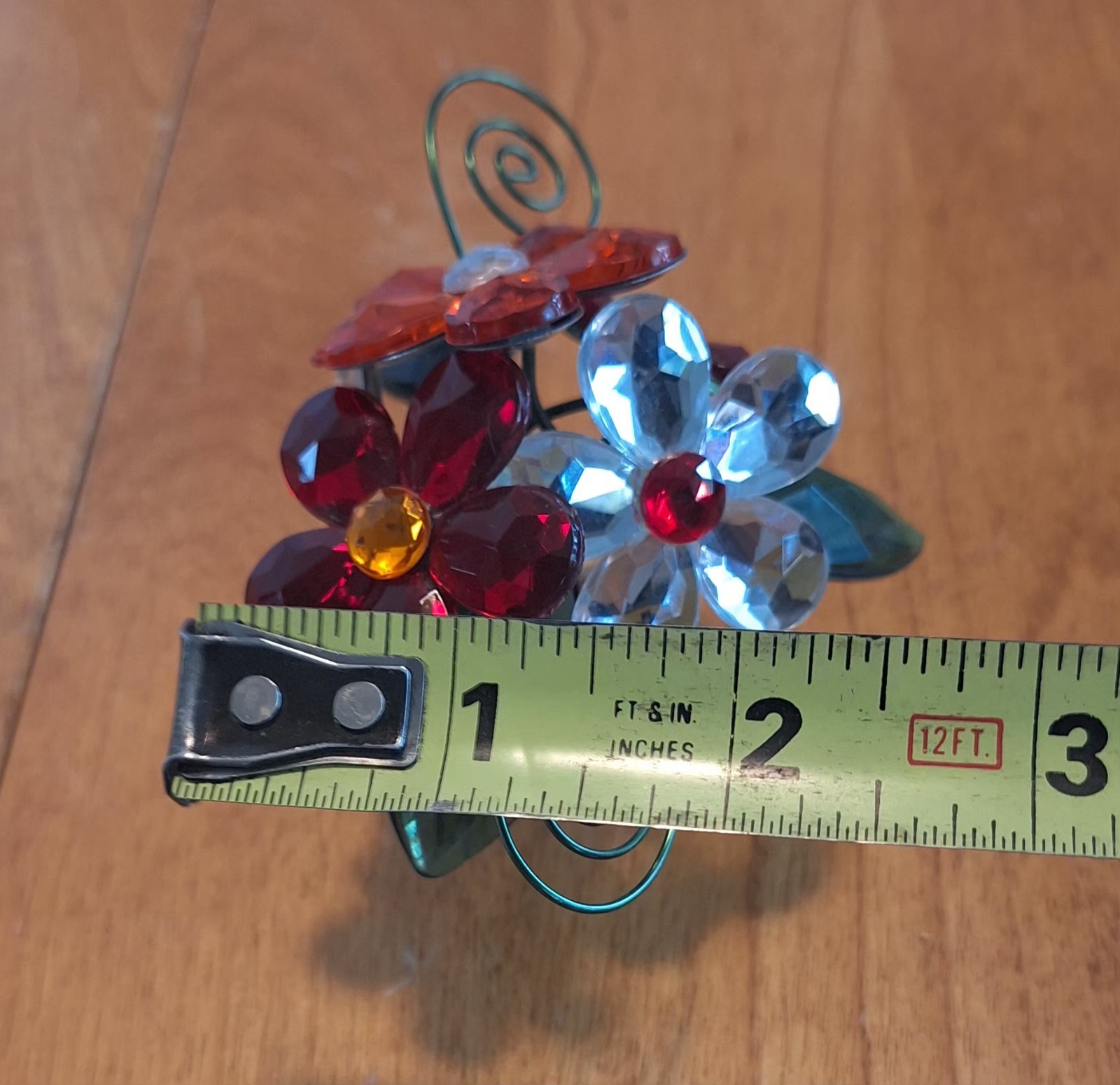 Ganz Crystal Expressions Jeweled Flower Pot Acrylic Figurine 2.5″H X 3.5″W