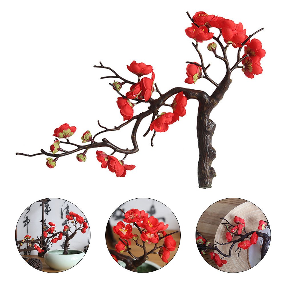 Decorative Flowers Fake Real Looking Chinese Winter Sweet Wedding Bouquet